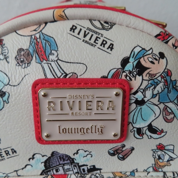 Disney Parks Loungefly Disney Riviera Resort & Spa Mini Backpack New - Picture 2 of 10